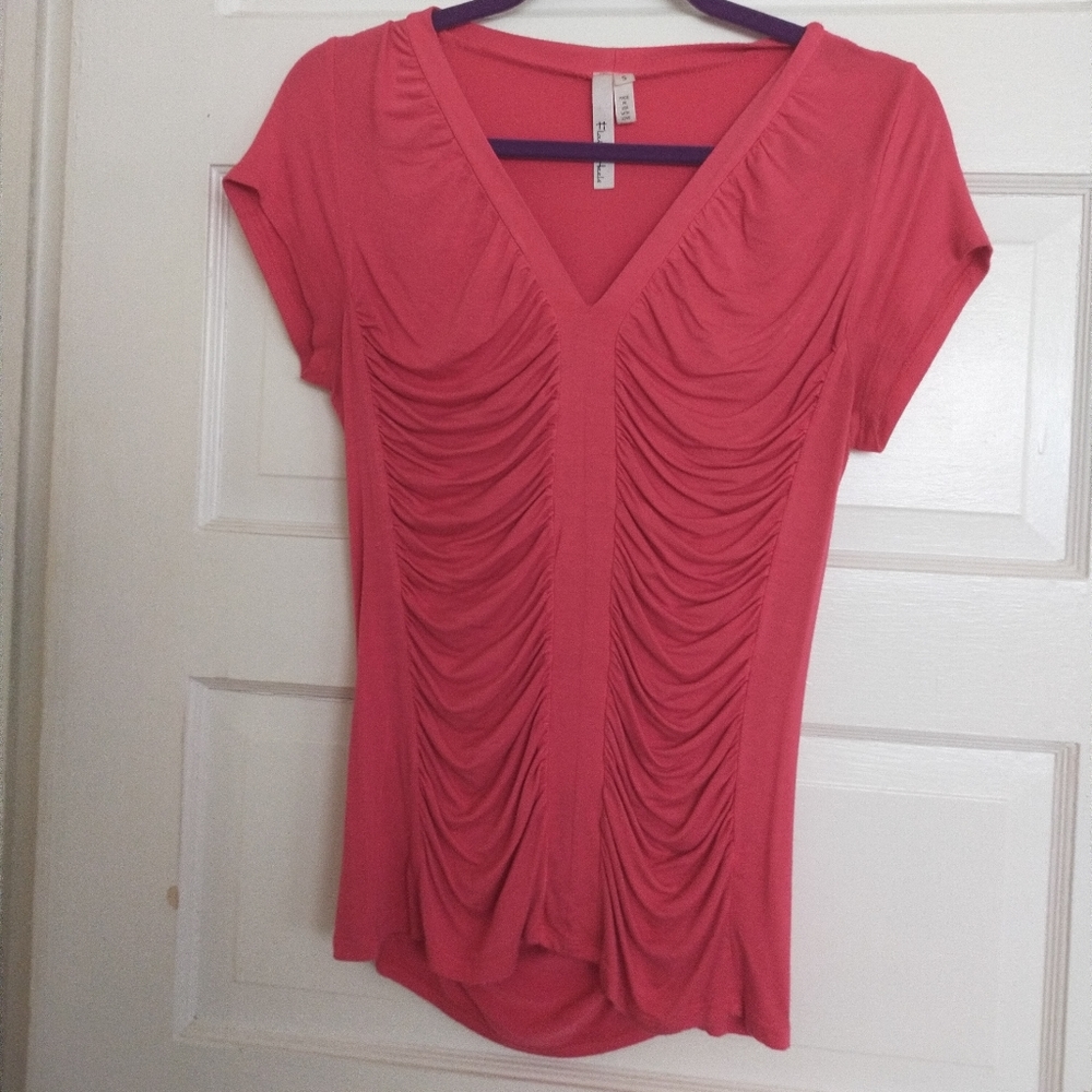 Flats and Heels Red Blouse
